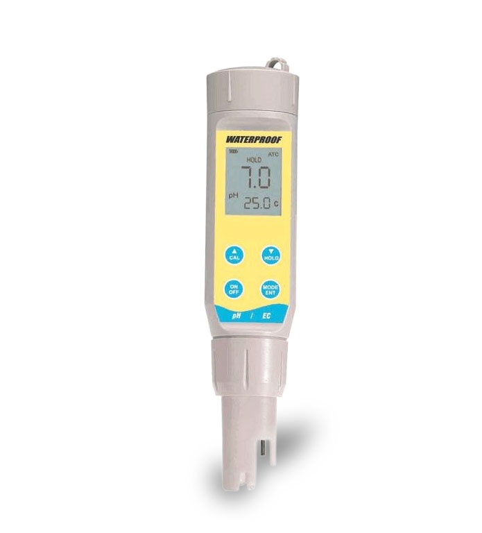 Refractometer, hydrometer, pH meter and pH paper to measure fluid ...